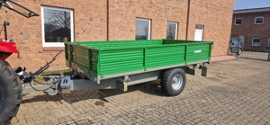 6,0T hydraulischer 3-Seiten Kipper, Traktor, Auflaufbremse, inkl. Europäische Zulassung (COC)