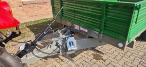 6,0T hydraulischer 3-Seiten Kipper, Traktor, Auflaufbremse, inkl. Europäische Zulassung (COC) Bild 2