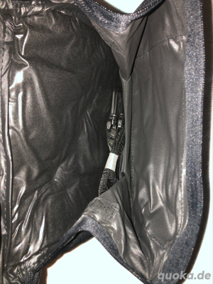 Fahrrad-Lenkertasche, Schwarz, Länge 26 cm x Höhe 19 cm, neu. Bild 4