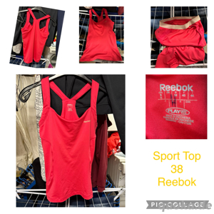 reebok sport top 38 damen 