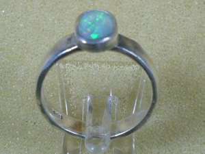 NEU: HANDARBEIT: 3x Ring 999 Silber mit Opal - je 60,- Bild 9