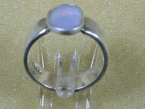 NEU: HANDARBEIT: 3x Ring 999 Silber mit Opal - je 60,- Bild 7