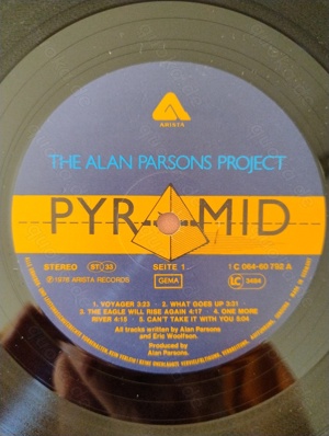 The Alan Parsons Project---Pyramid, Vinyl-LP, P1978, GER Bild 6