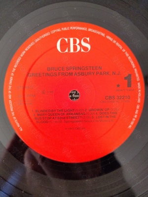 Bruce Springsteen---Greetings From Asbury Park N.J., Vinyl-LP Bild 7