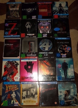 Mega Blu ray Steelbook Sammlung  Top Filme  Limited Edition  123 Stück Bild 5