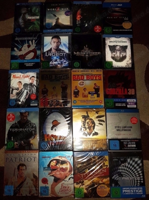 Mega Blu ray Steelbook Sammlung  Top Filme  Limited Edition  123 Stück Bild 3