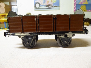 Modelleisenbahn Spur 1, uralt, ca. 115 Jahre Fa. Bing, Kohlewagen