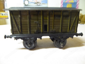 Modelleisenbahn Spur 1 uralt, ca. 115 Jahre, Fa. Bing, Güterwagen