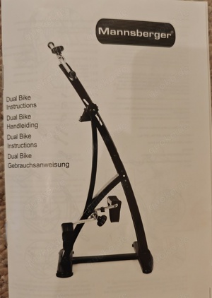 Heimtrainer Mannsberger Dualbike, Fahrrad für Senioren Trainieren Training Beinmuskulatur   Bild 2