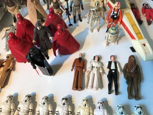 Star Wars Vintage Konvolut Sammlung 88 Figuren, 60 Waffen plus 3 Fahrzeuge Bild 8