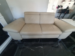 Leder Couch beige,Couchgarnitur