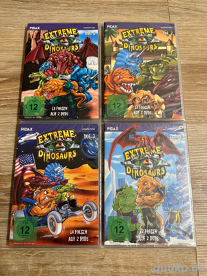 Extreme Dinosaurs Vol. 1-4 DVD Neu