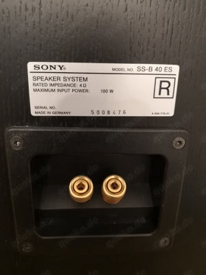 Sony Stereo-Boxen SS-B 40 ES Bild 4