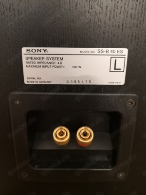 Sony Stereo-Boxen SS-B 40 ES Bild 3