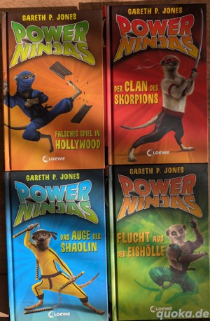 4 Bücher von Power Ninjas
