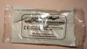 D Kellogg's Hai Sammelfigur Kellogg Meerestier Fisch vintage ungeöffnet original verpackt  Bild 4