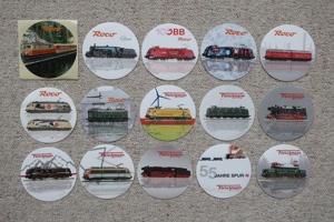 Aufkleber-Set 15 Roco Fleischmann Aufkleber Dampfloks, E-Loks
