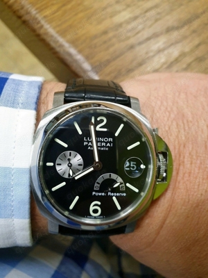 Panerai Luminor 6575 - PAM 0126 - Gangreserve - 3 Bänder - Fullset Bild 2