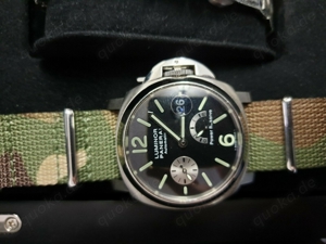 Panerai Luminor 6575 - PAM 0126 - Gangreserve - 3 Bänder - Fullset Bild 4