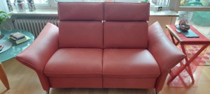Himolla 2,5 elektrisch und 2 Sitzer Couch neuwertig in Softleder 
