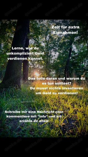 Du willst etwas Geld verdienen?