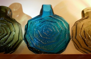 Whitefriars Glass  Geoffrey Baxter Strukturiertes Sortiment - Banjo-Vase