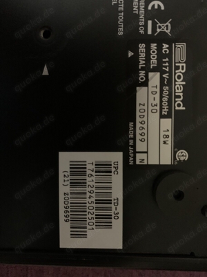 roland drum sound module td-30 Bild 5
