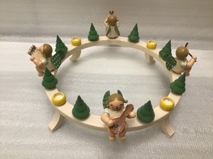 Wendt & Kühn gebrauchter Adventskranz Erzgebirge