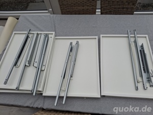 4 Ikea Ausziehboden weiss, 50x58cm