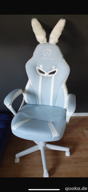 Gamingstuhl babyblau