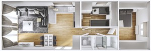 Mobilheim Modulhaus Winterfest Challet Doppelverglasung