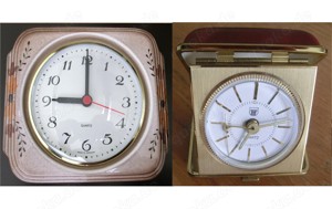Wanduhr, Tischuhr, Uhr, Wecker, Reisewecker