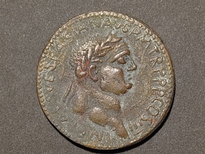 Münze: Vespasian Augusti Victoria SG Römischer Kaiser