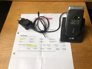 Senioren Handy Doro Primo 413 Schwarz Großtastenhandy  Bild 2