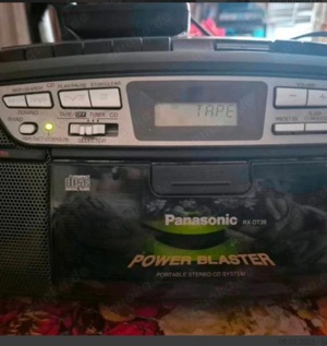 Panasonic RX-DT39( Panasonic RX-DT39(CD Player,Doppel-Kassettendeck,Radio) Power Blaster 2x20w + Bild 5
