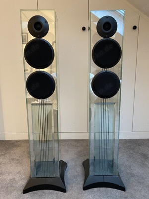 Waterfall audio Victoria Evo Glass Speakers - Floorstanding Glass Loudspeakers