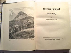 Reutlinger Chronik 1935-1939, Hermann Schöllkopf, gut erhalten Bild 2