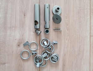 Gardinenstange mit Zubehör Bild 3