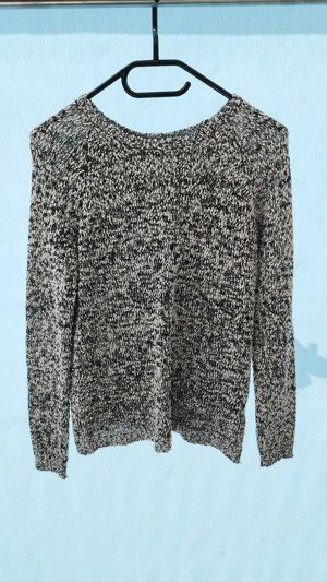 Pullover Bluseneinsatz mit Pailletten von Orsay 36-38 S-M Bild 4