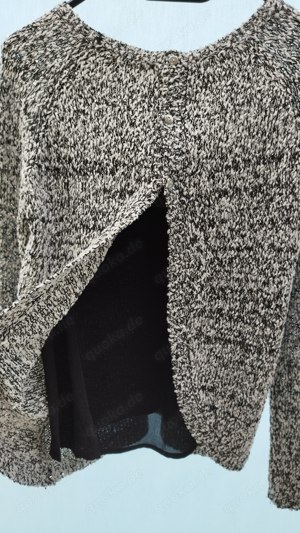 Pullover Bluseneinsatz mit Pailletten von Orsay 36-38 S-M Bild 6
