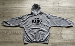 Kapuzenpollover Hoody Grau XL  The King    Herren