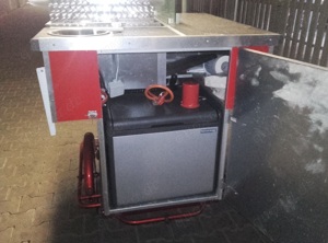 Grillfahrrad , Verkaufsfahrrad , Grillstand , Existenzgründung Bild 2