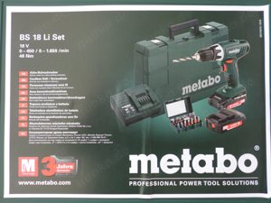 Metabo Akku-Bohrschrauber im Set neu!