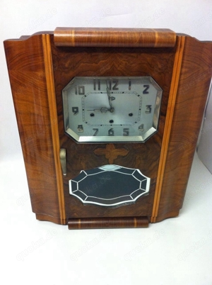 ODO 24 Wanduhr 10 Klangtäbe 10 Hämmer Guter Zustand Bj 1920 Rarität Bild 3