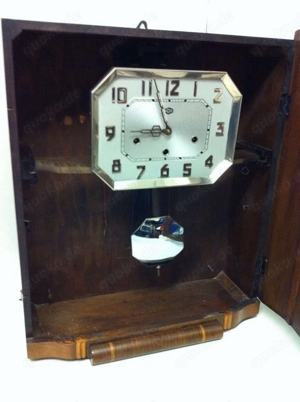 ODO 24 Wanduhr 10 Klangtäbe 10 Hämmer Guter Zustand Bj 1920 Rarität Bild 7