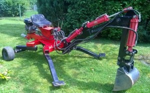 Minibagger Bagger Schreitbagger Jansen MB 300 plus extra Schaufeln 2013