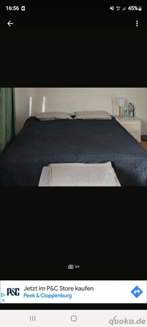 Bett hochglanz weiß 180x200 