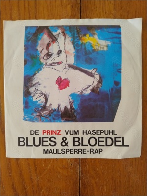 Blues & Bloedel---De Prinz Vum Hasepuhl, Vinyl 7", P1986, GER