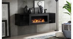 TV Tisch Sideboard mit Ethanol Kamin