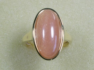 NEU: Ring Größe 18   56 375 Gold mit großem Sonnenstein TOP